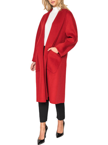 LAMARQUE thara womens cold weather midi wool coat