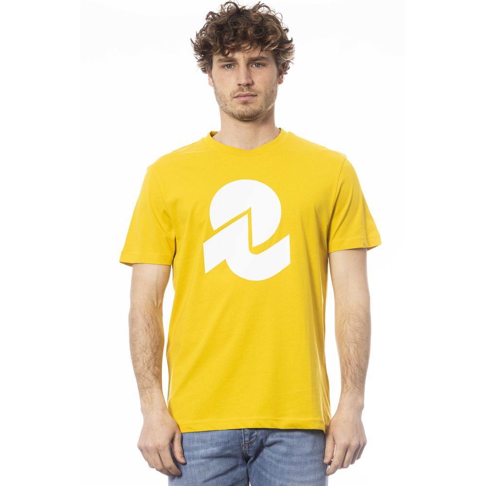 Shop Invicta Cotton Men's T-shirt In Yellow