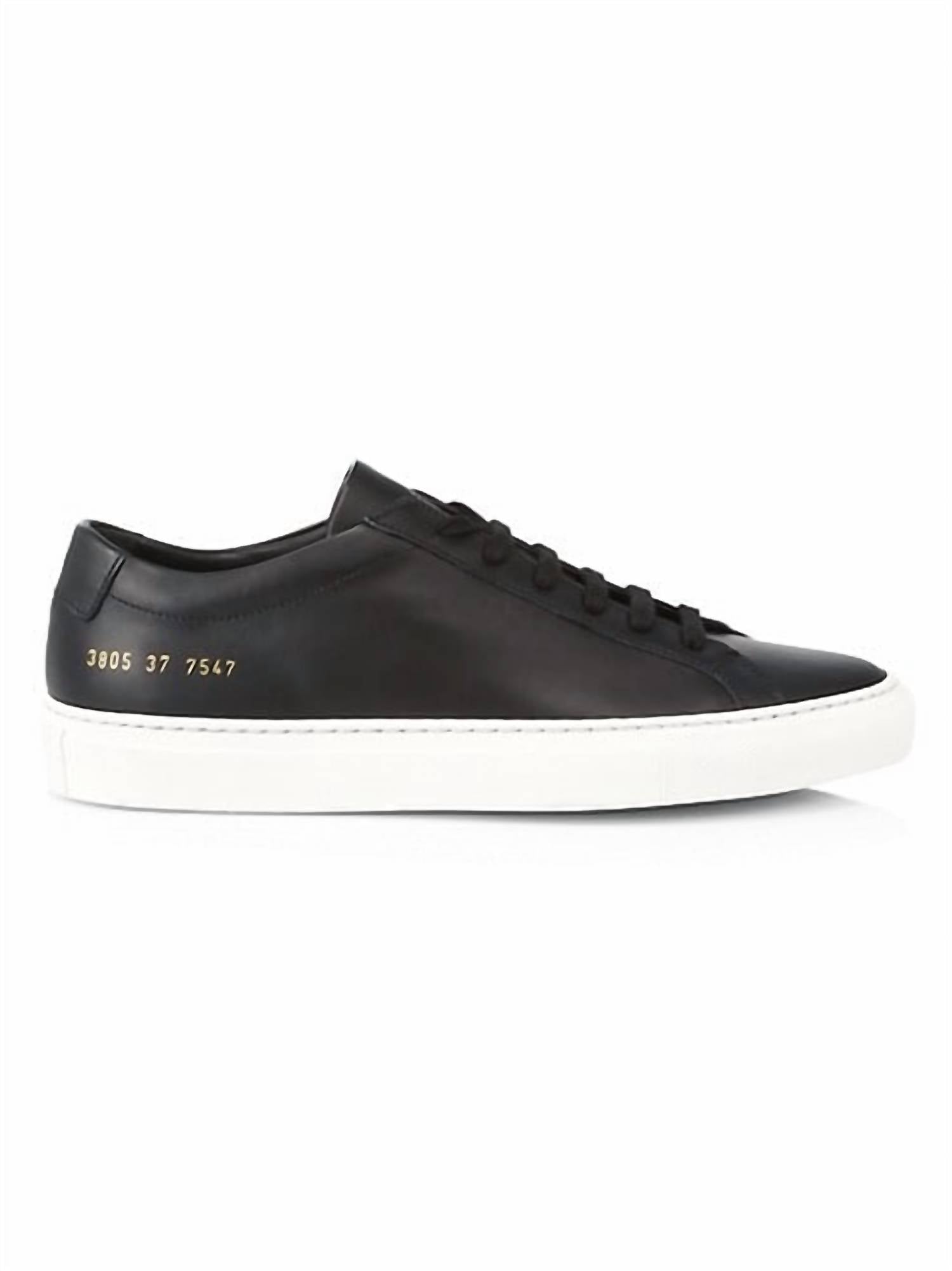 COMMON PROJECTS Women'S Original Achilles Leather Sneakers in Black