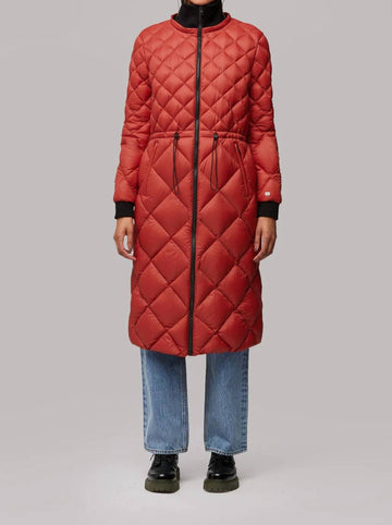 Soia&Kyo aime light weight down puffer coat in spice