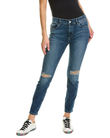 DL1961 florence mid distressed skinny jean