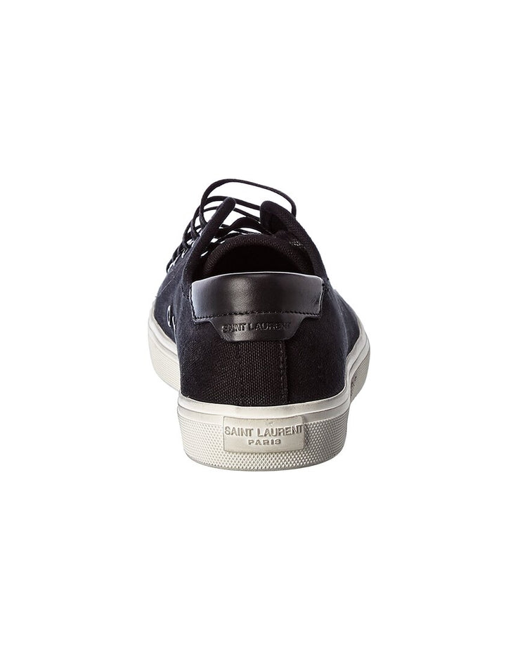 Saint Laurent Malibu Canvas & Leather Sneaker