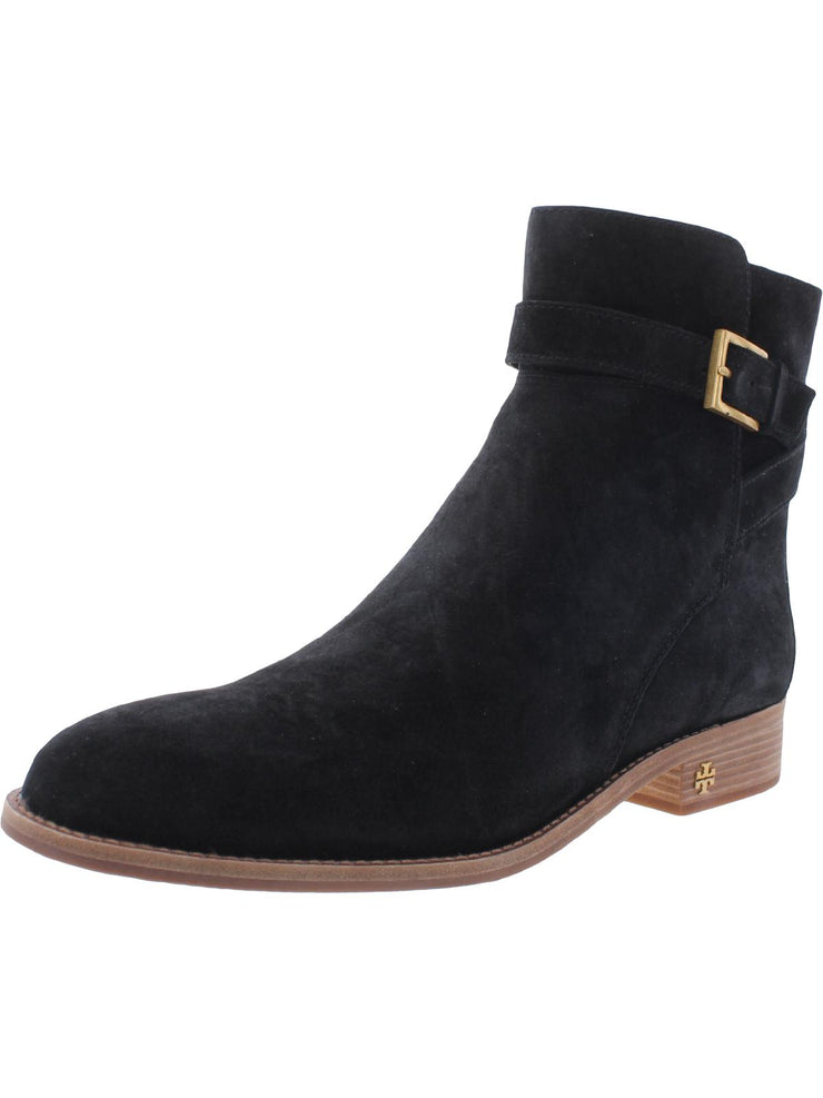 Tory Burch Brooke Womens Suede Pull On Ankle Boots | Shop Premium Outlets