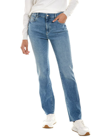 DL1961 patti glacier raw high-rise vintage straight jean