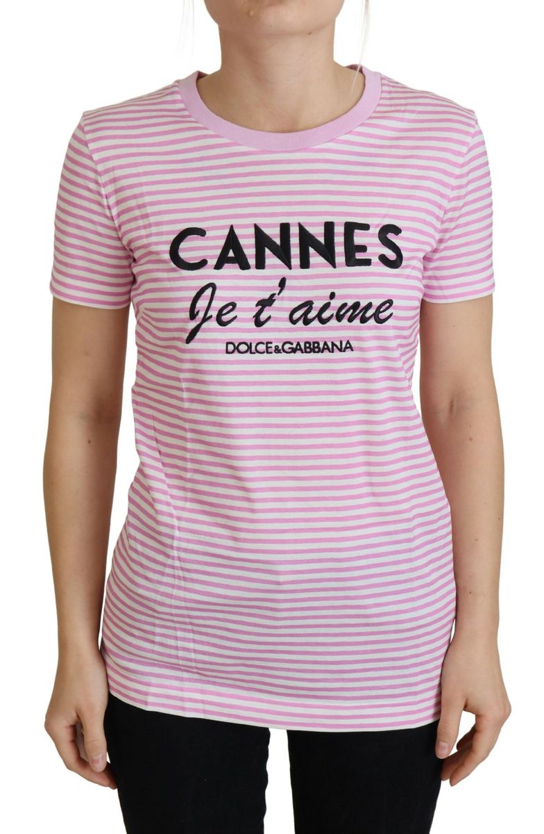 DOLCE & GABBANA Dolce & Gabbana   CANNES Exclusive Women's T-shirt