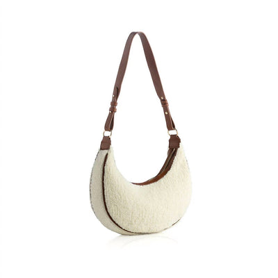 Gemma Shoulder Bag With Braided Handle - Shiraleah