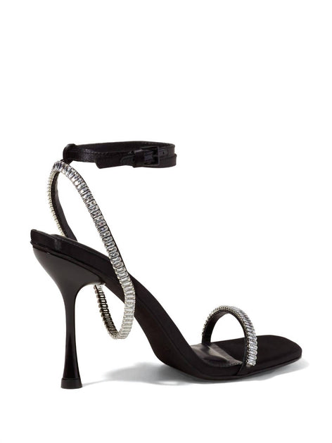 Jonathan Simkhai Luxon Crystal Embellished Sandals in Black | Shop ...