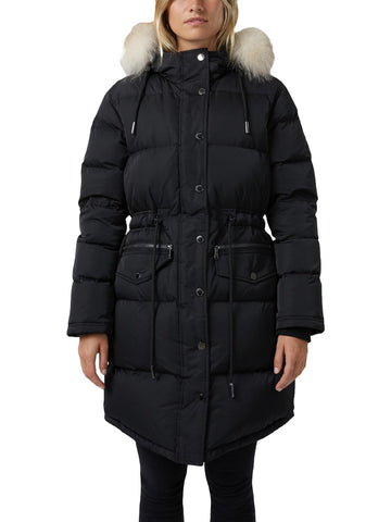 Pajar chrissy womens fox fur water repellent puffer jacket