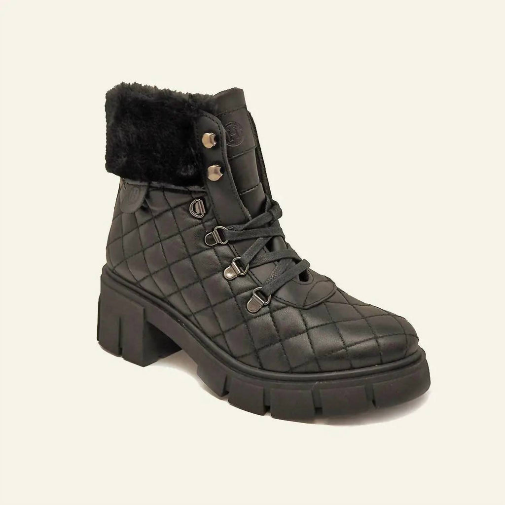 Liberitae Women'S Brooklyn Boots in Leather Black | Premium Outlets