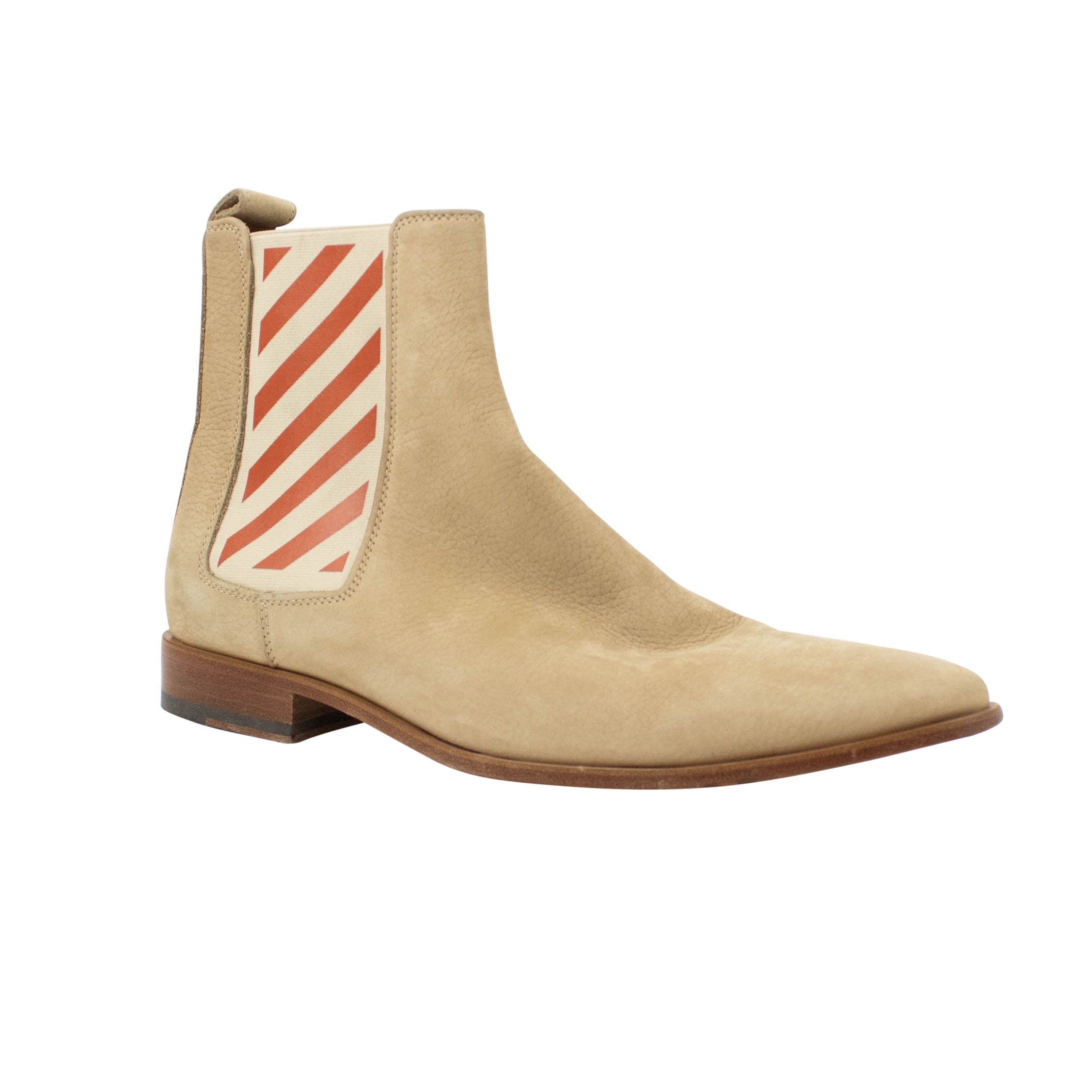 Off-white Tan Boots Brown | ModeSens