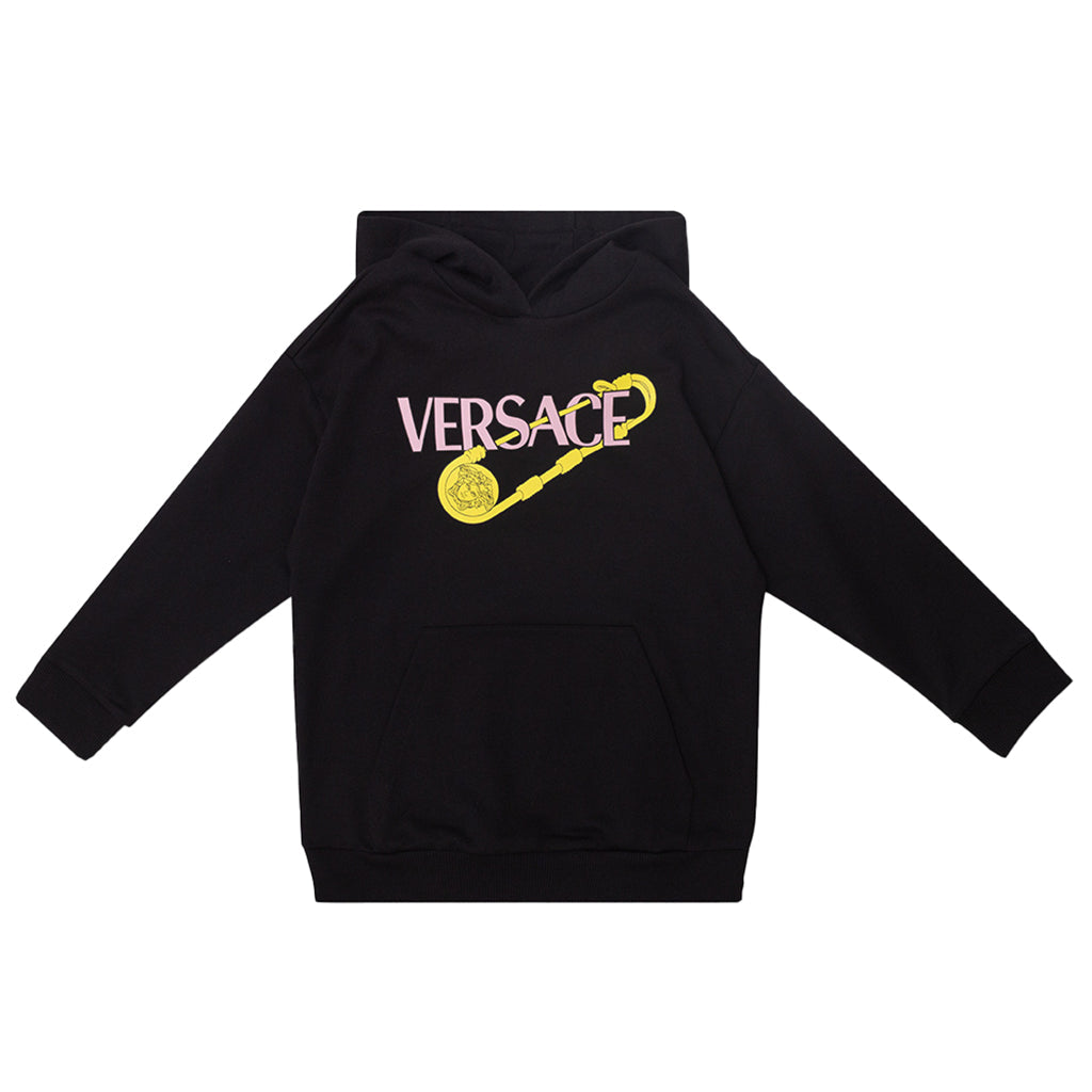 VERSACE Black Pin Hoodie