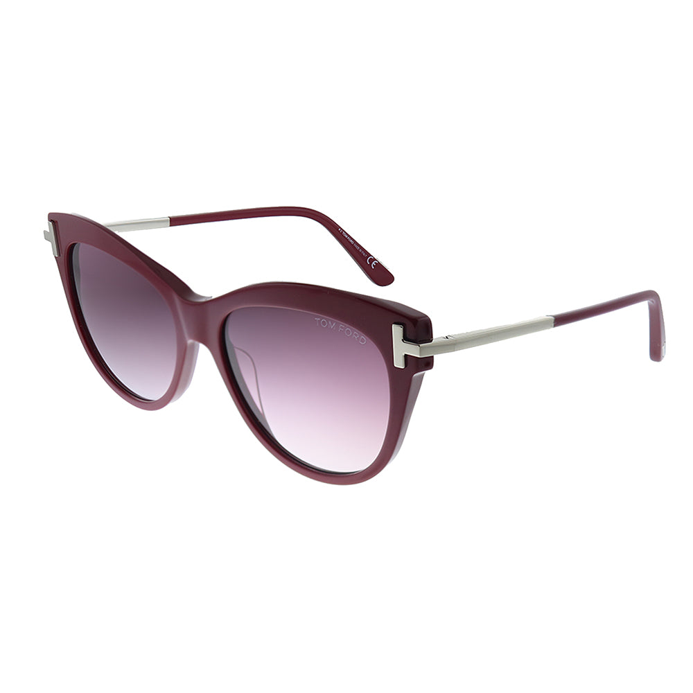 Tom Ford Kira Tf 821 69t Womens Cat-eye Sunglasses In Purple | ModeSens