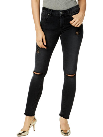 STS Blue womens raw hem skinny jeans