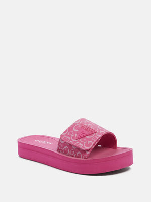 Guess Factory Teem Wedge Sandals - ShopStyle