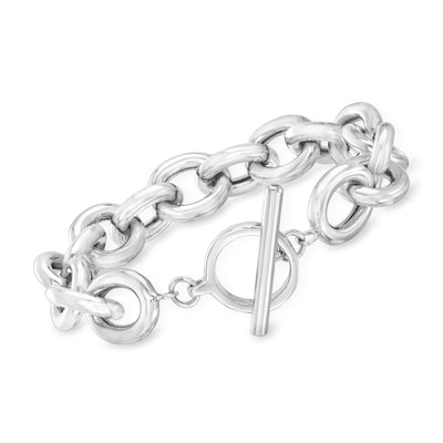 Ross-Simons Sterling Silver Jewelry Set: 3 Bracelets | Shop