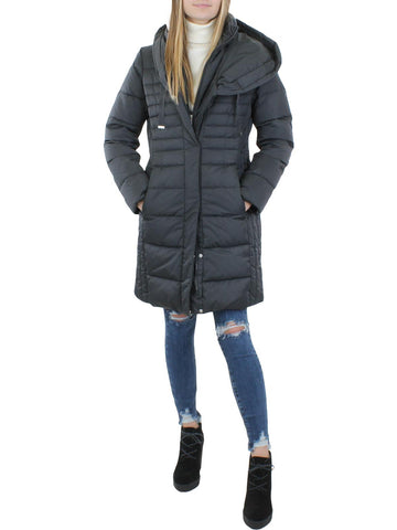 Tahari mia womens puffer warm quilted coat