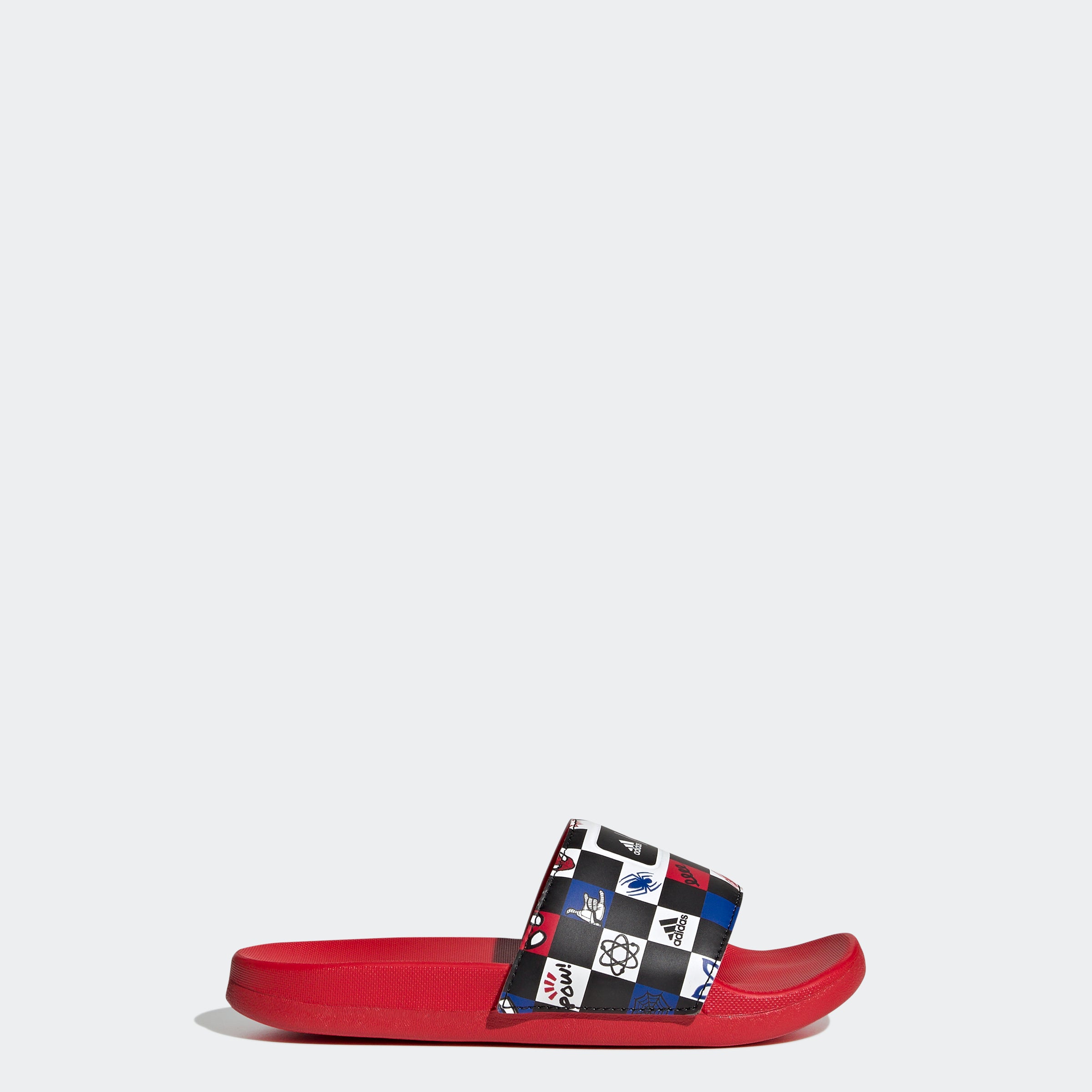 ADIDAS ORIGINALS Kids' adidas  x Disney Adilette Comfort Spider-Man Slides