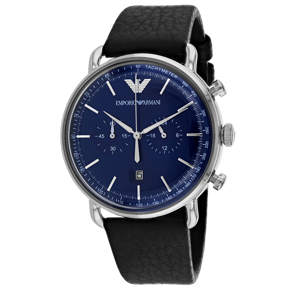 ARMANI COLLEZIONI MEN'S BLUE DIAL WATCH