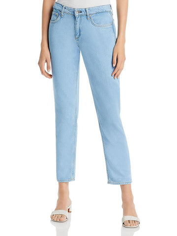 Rag & Bone womens slim fit low rise straight leg jeans