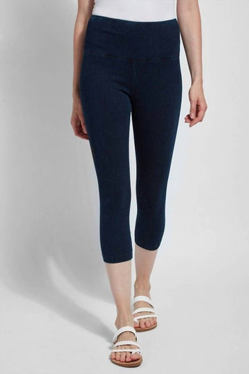 Lysse denim capri pant in indigo