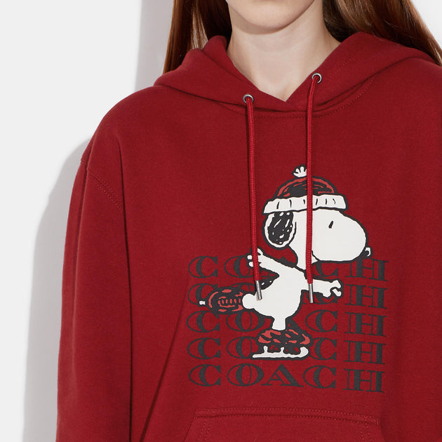 Coach Outlet Coach X Peanuts Snoopy Ice Skate Hoodie | Shop Premium Outlets