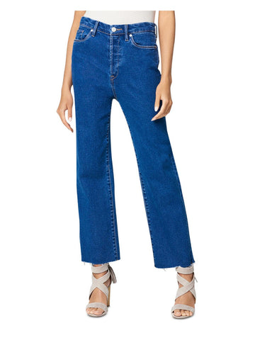 [BLANKNYC] the baxter womens high waist medium wash straight leg jeans