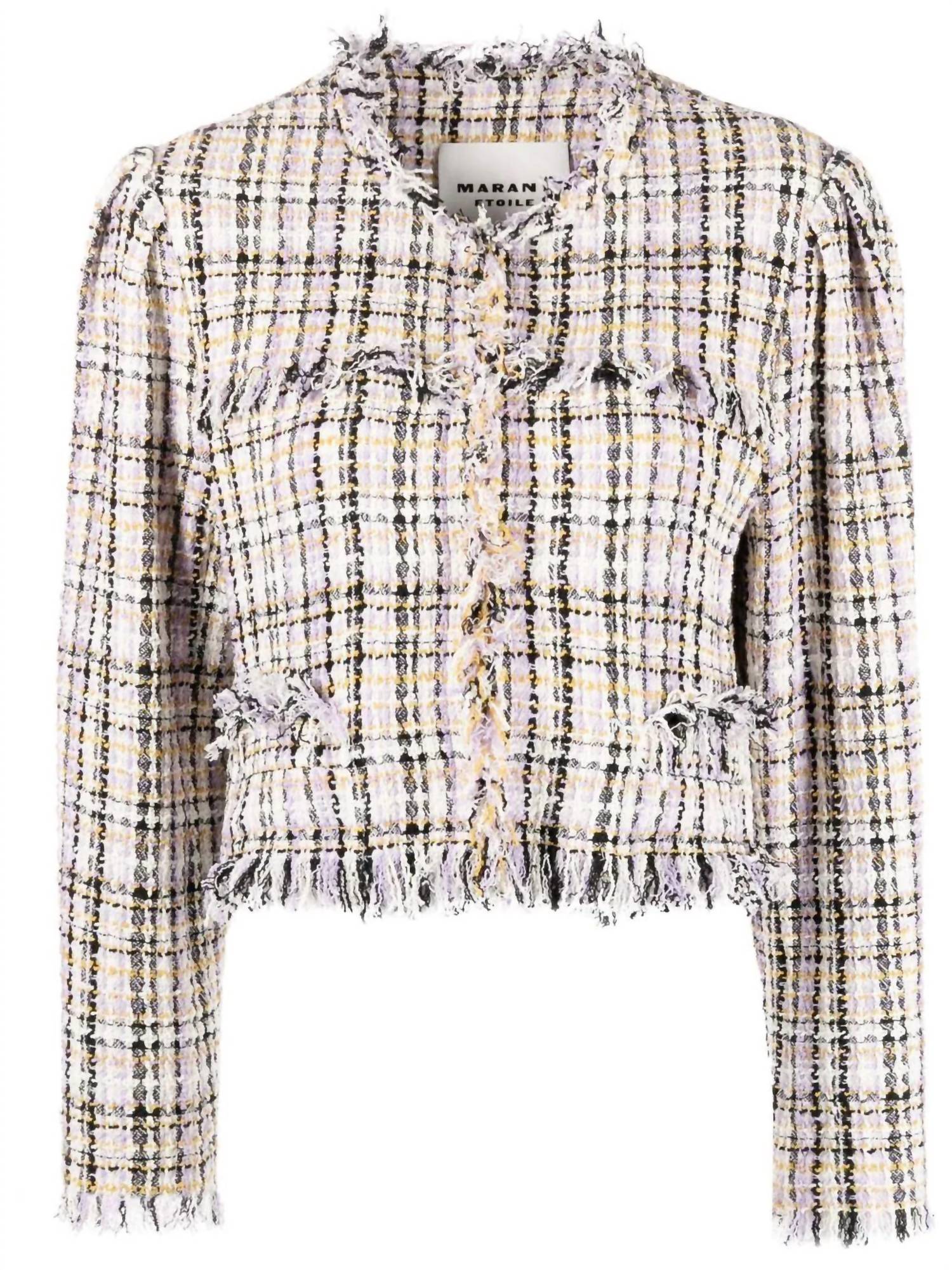 ISABEL MARANT Nameo Jacket In Lilac And Yellow
