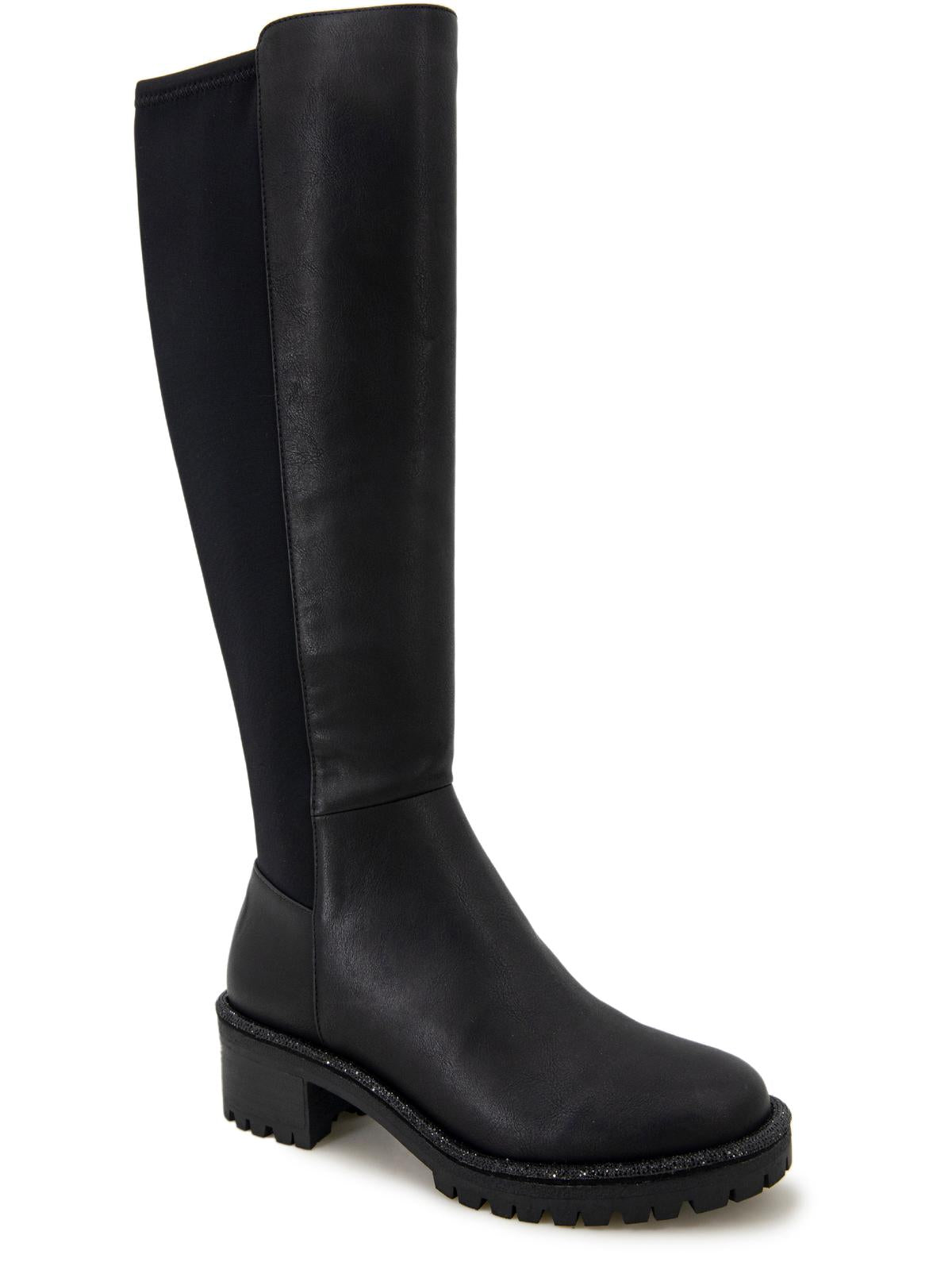 KENNETH COLE REACTION Tate Jewel Stretch Womens Zipper Tall Knee-High Boots