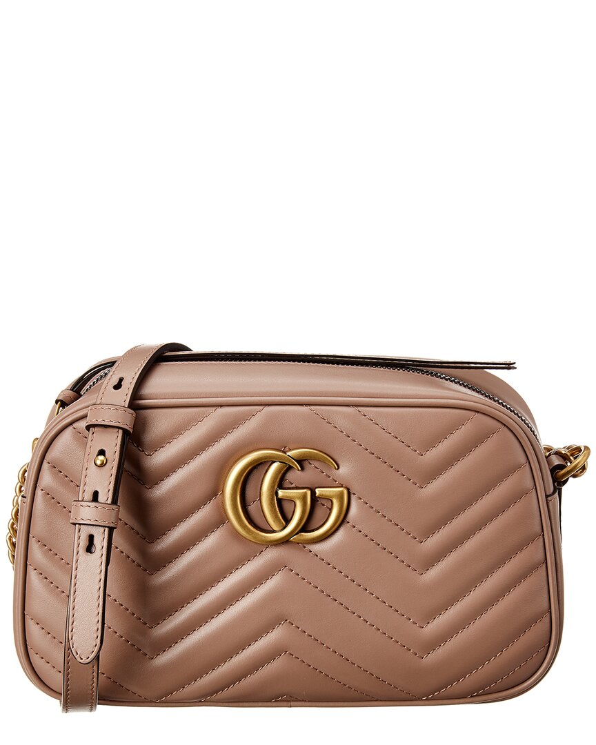 GUCCI Gucci GG Marmont Small Matelasse Leather Crossbody Camera Bag