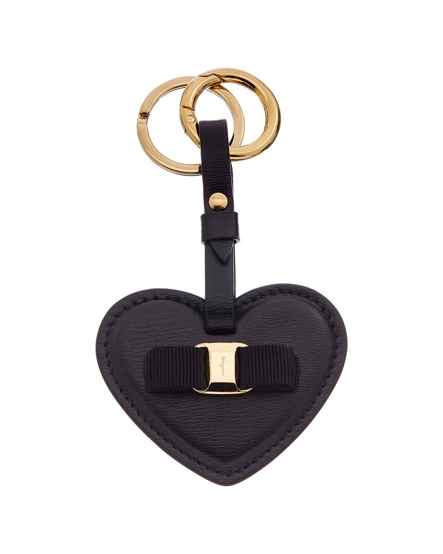 FERRAGAMO Salvatore Ferragamo Vara Bow Leather Key Chain