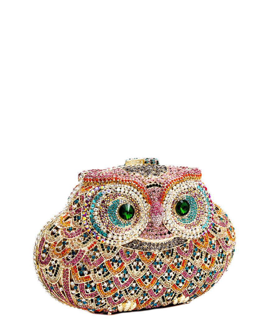 AQUASWISS LuxMob Crystal Owl Clutch