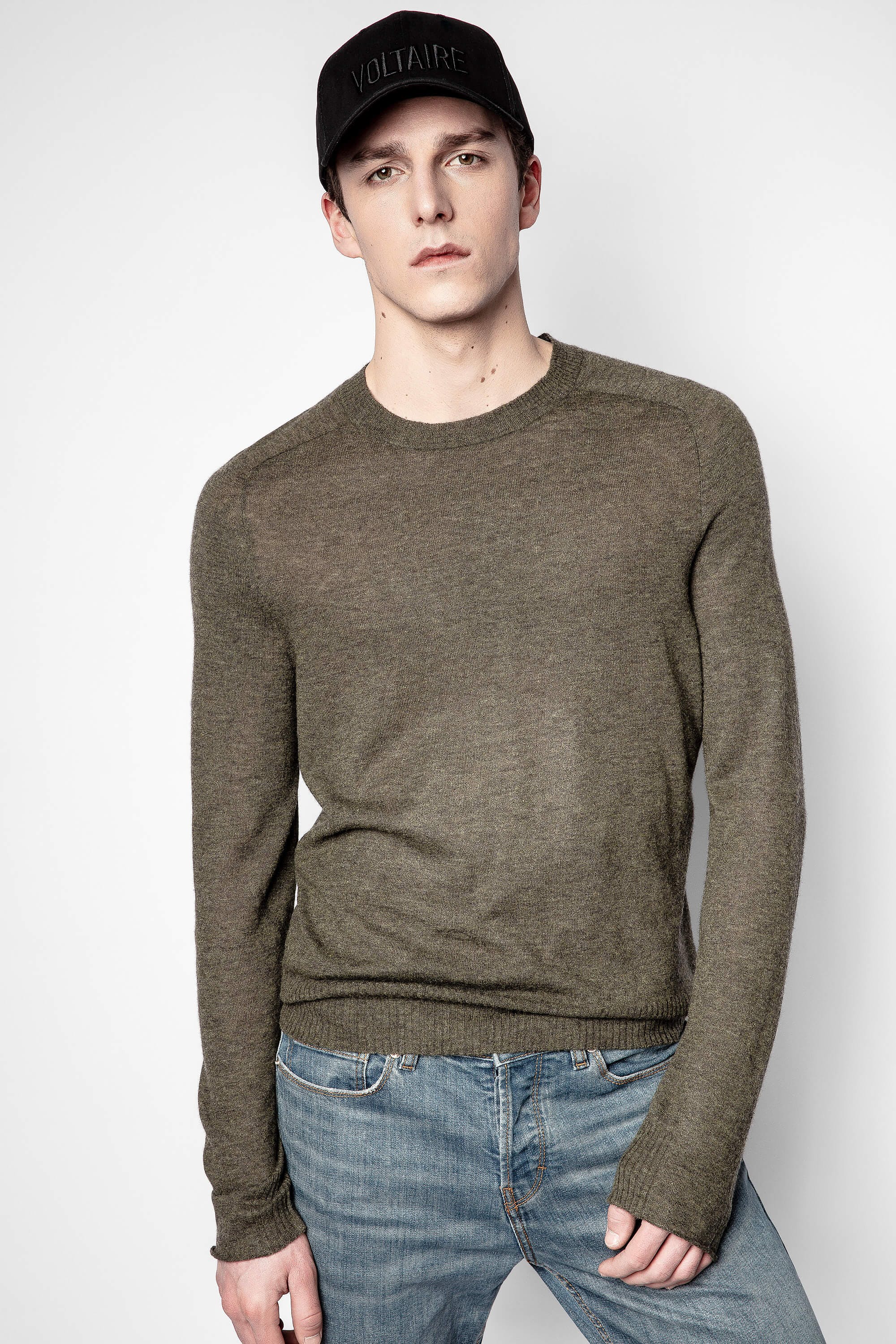 ZADIG & VOLTAIRE Thomas Cp Arrow Int Sweater Feather Cashmere Intar