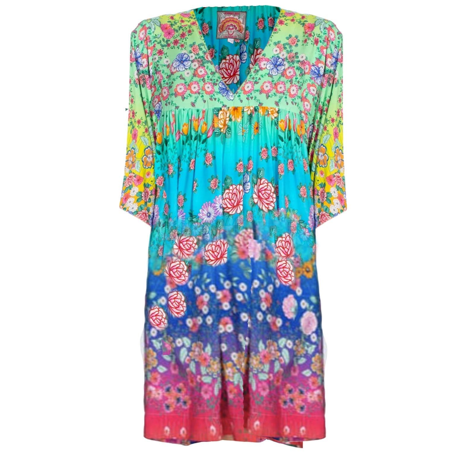 Shop Johnny Was Women Multicolor Easy Cover Up Dress