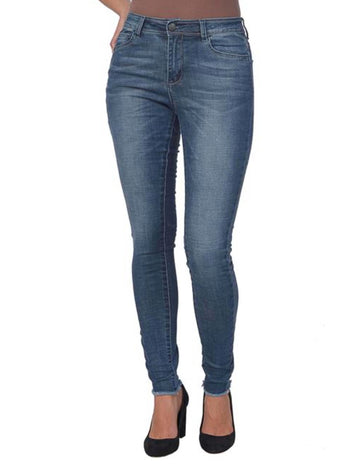 Lola Jeans alexa jeans in distressed antique blue