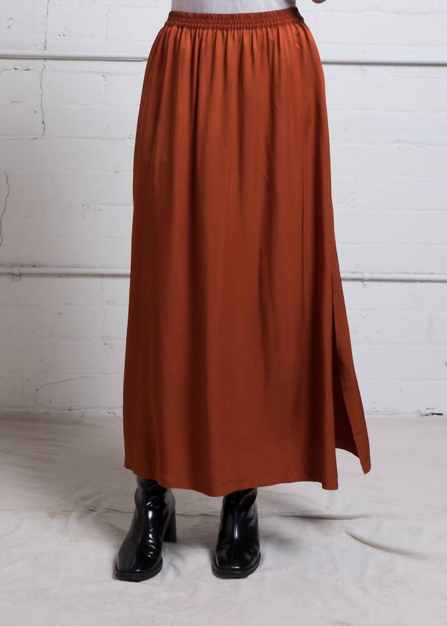 ELK Form Skirt in Copper