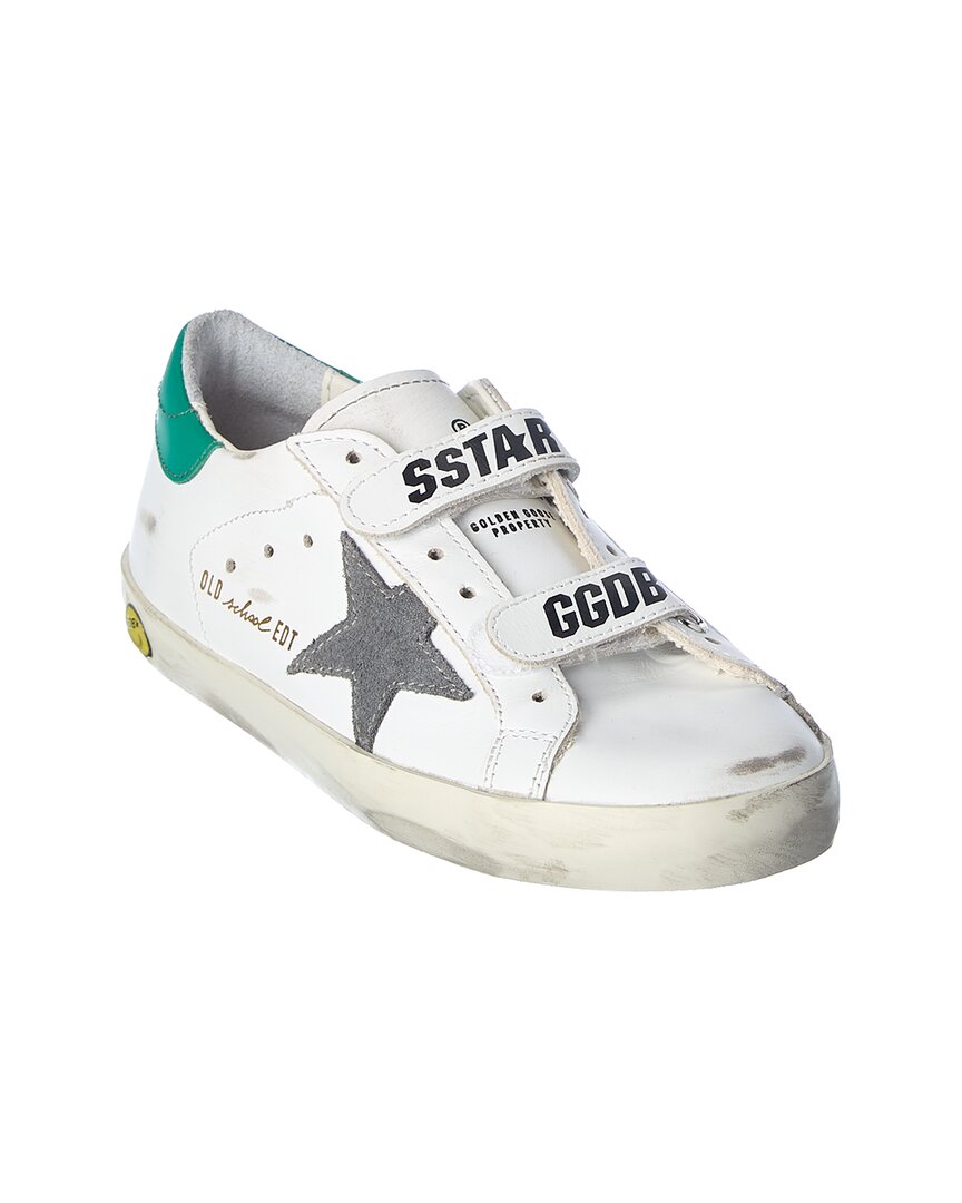 Golden Goose Kids'  Old School Leather Sneaker In White