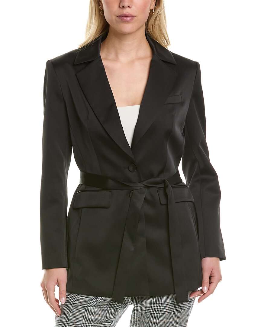 Bcbgmaxazria Tie waist Blazer In Black ModeSens