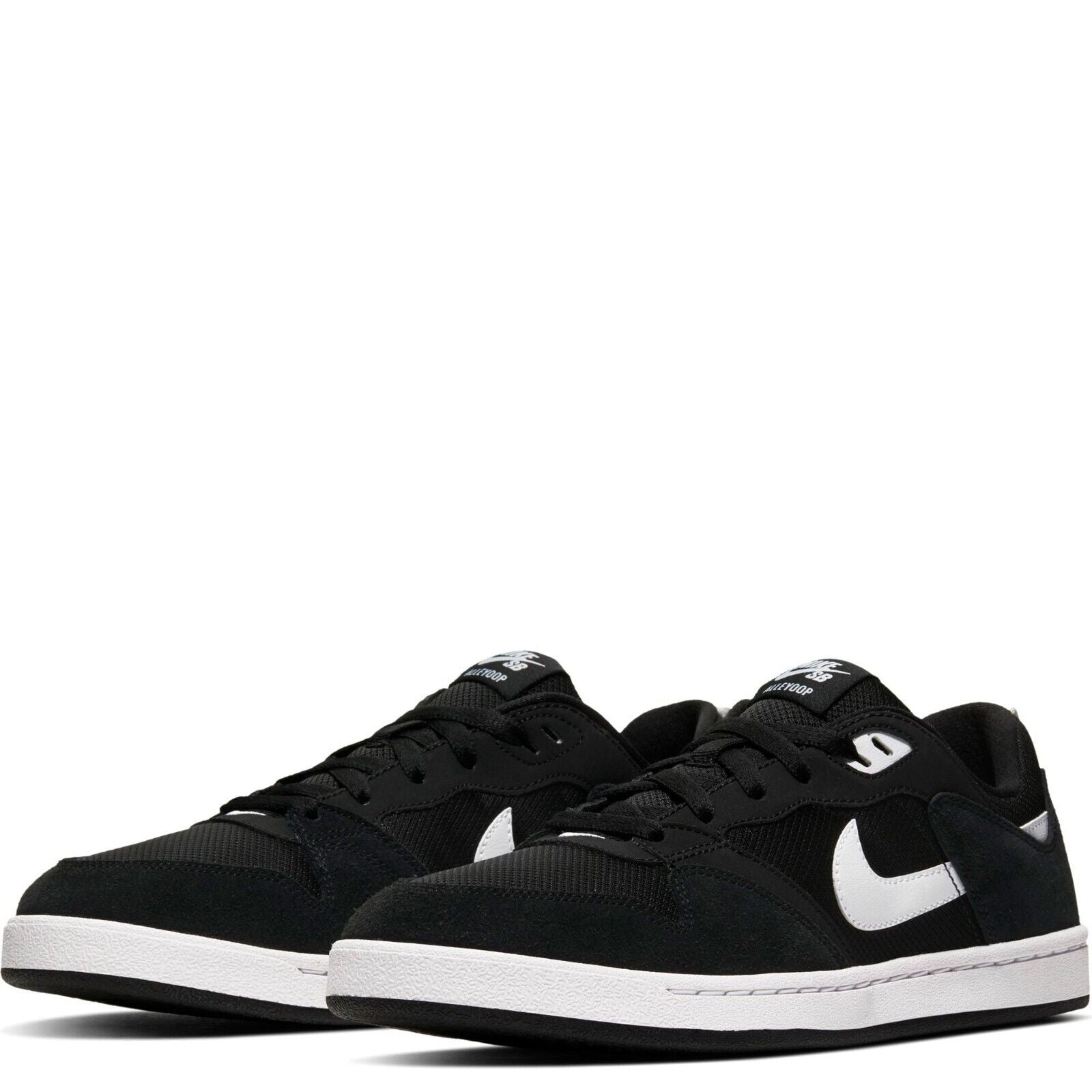 Shop Nike Sb Alleyoop Cj0882-001 Men's Black/white Lace-up Sneaker Shoes Ank418