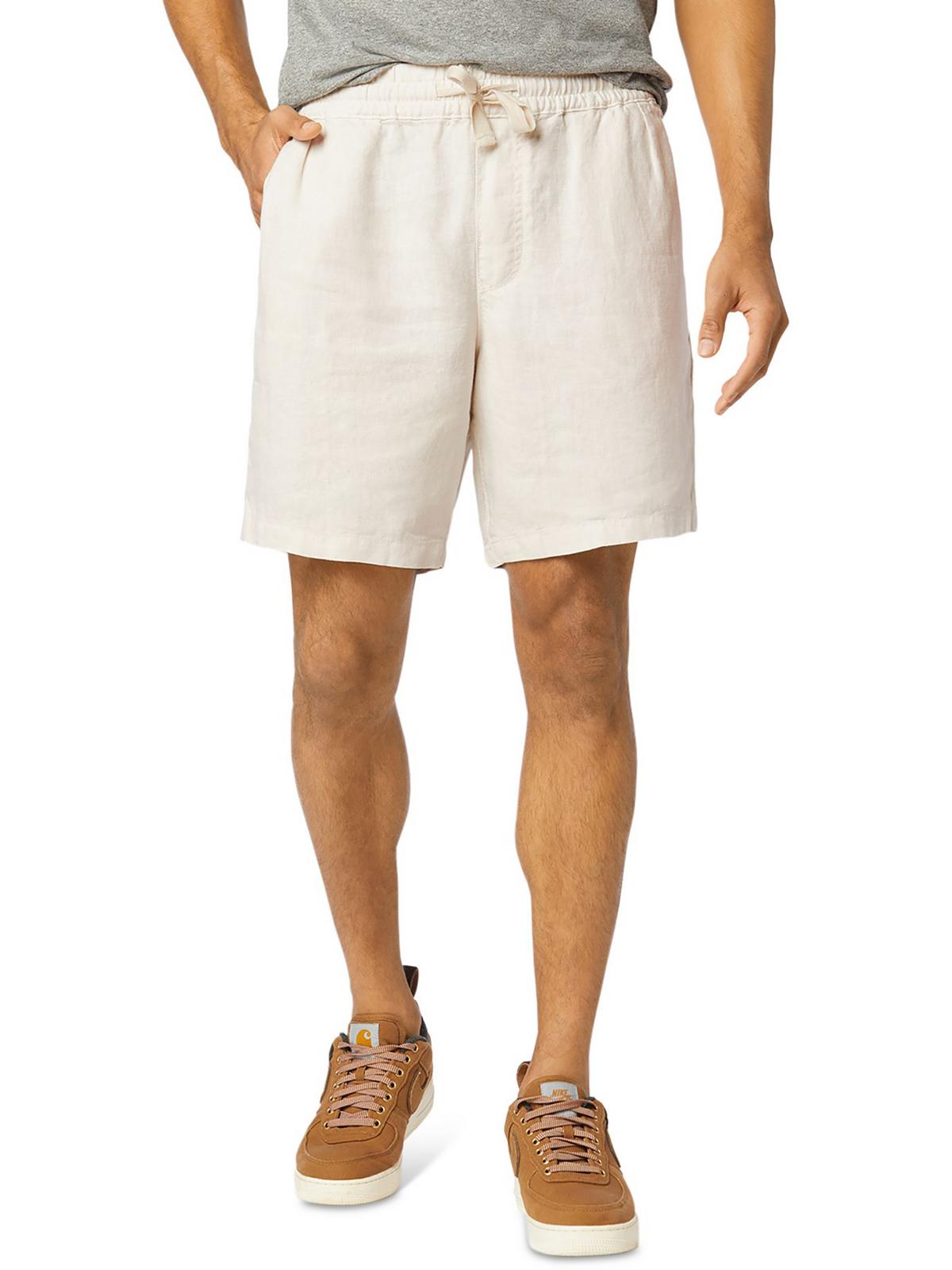 Joe's Drawstring Linen Shorts In Multi