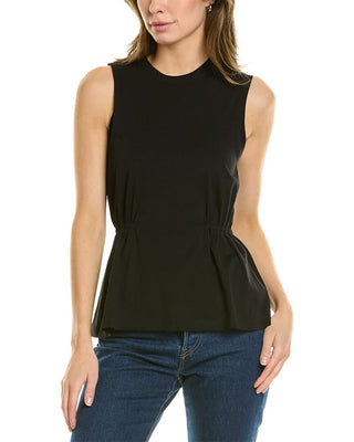 Mock Neck Ribbed Soft Knit Tank