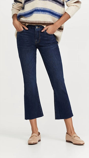 Frame le crop mini boot jean in orlena