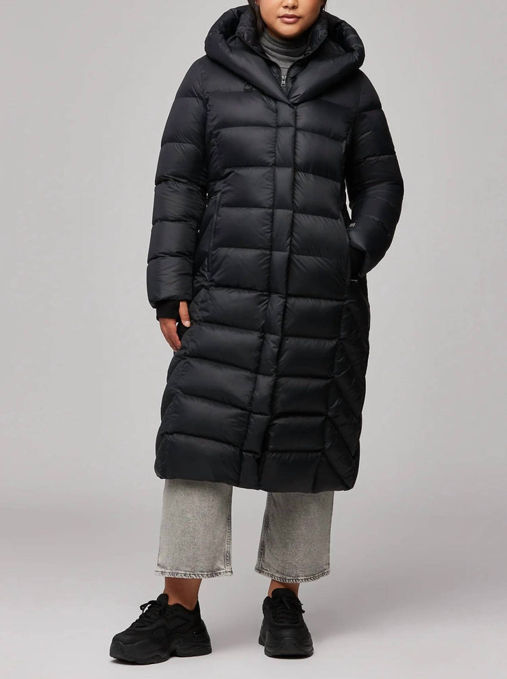 Soia&Kyo Talyse Hood Down Coat in Black | Shop Premium Outlets