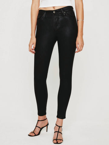 Ag Jeans farrah skinny ankle jeans in ltt lt super black