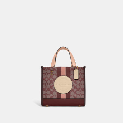 Coach Outlet North South Mini Tote in Colorblock - Beige