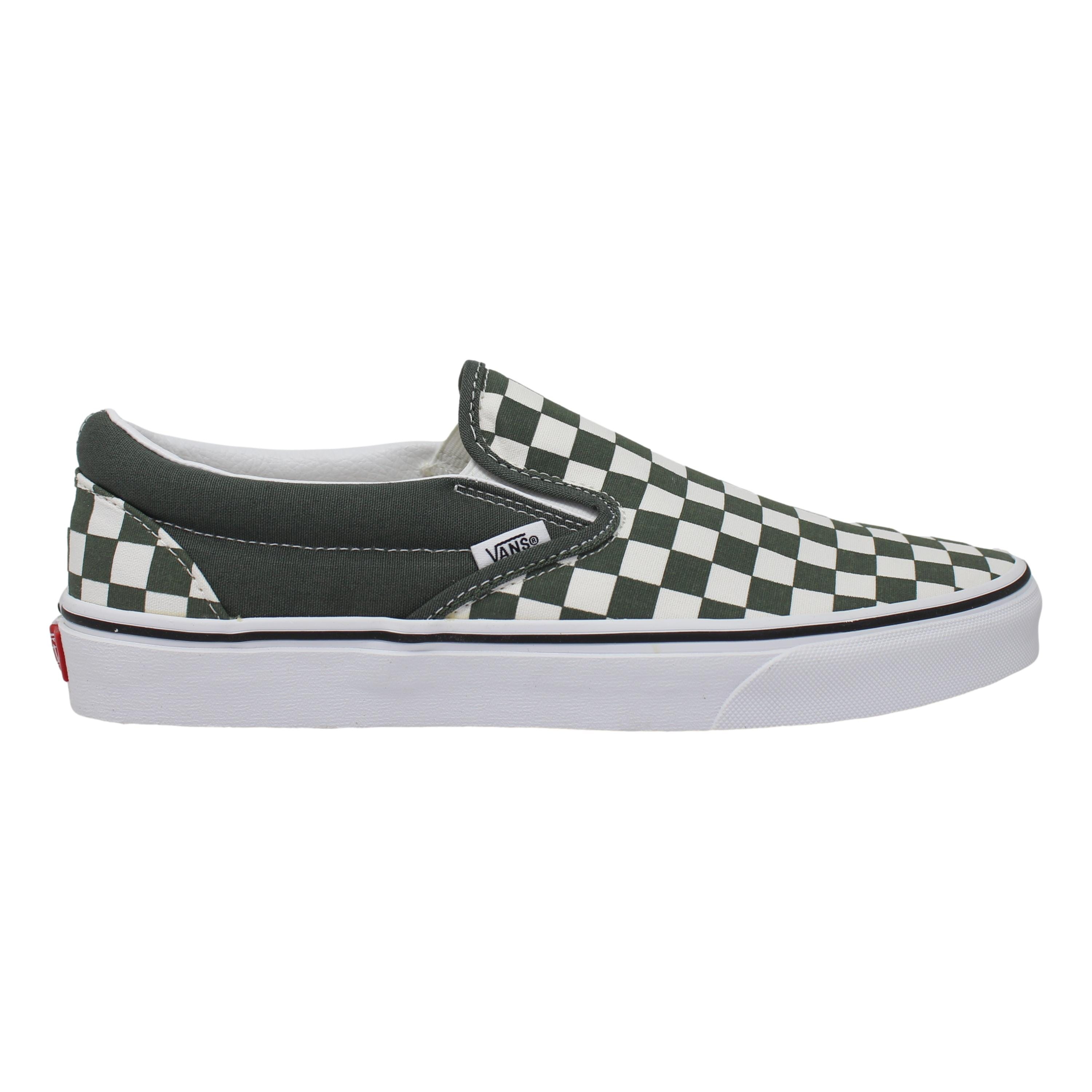 VANS Vans Classic Slip-On Checkerboard Thyme/Trwht  VN0A33TB9HO Men's