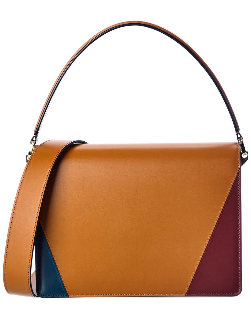 Valextra Swing Leather Shoulder Bag | Shop Premium Outlets
