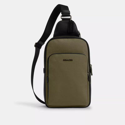 코치 COACH Outlet ethan pack,gunmetal/olive drab