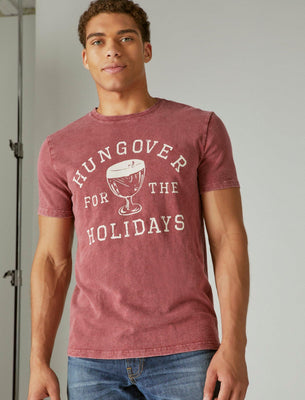 Lucky Brand Mens Venice Burnout Notch Neck Tee Shirt : : Clothing,  Shoes & Accessories