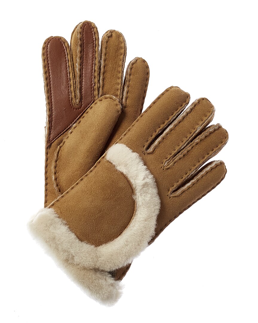 UGG UGG Exposed Seam Suede Gloves