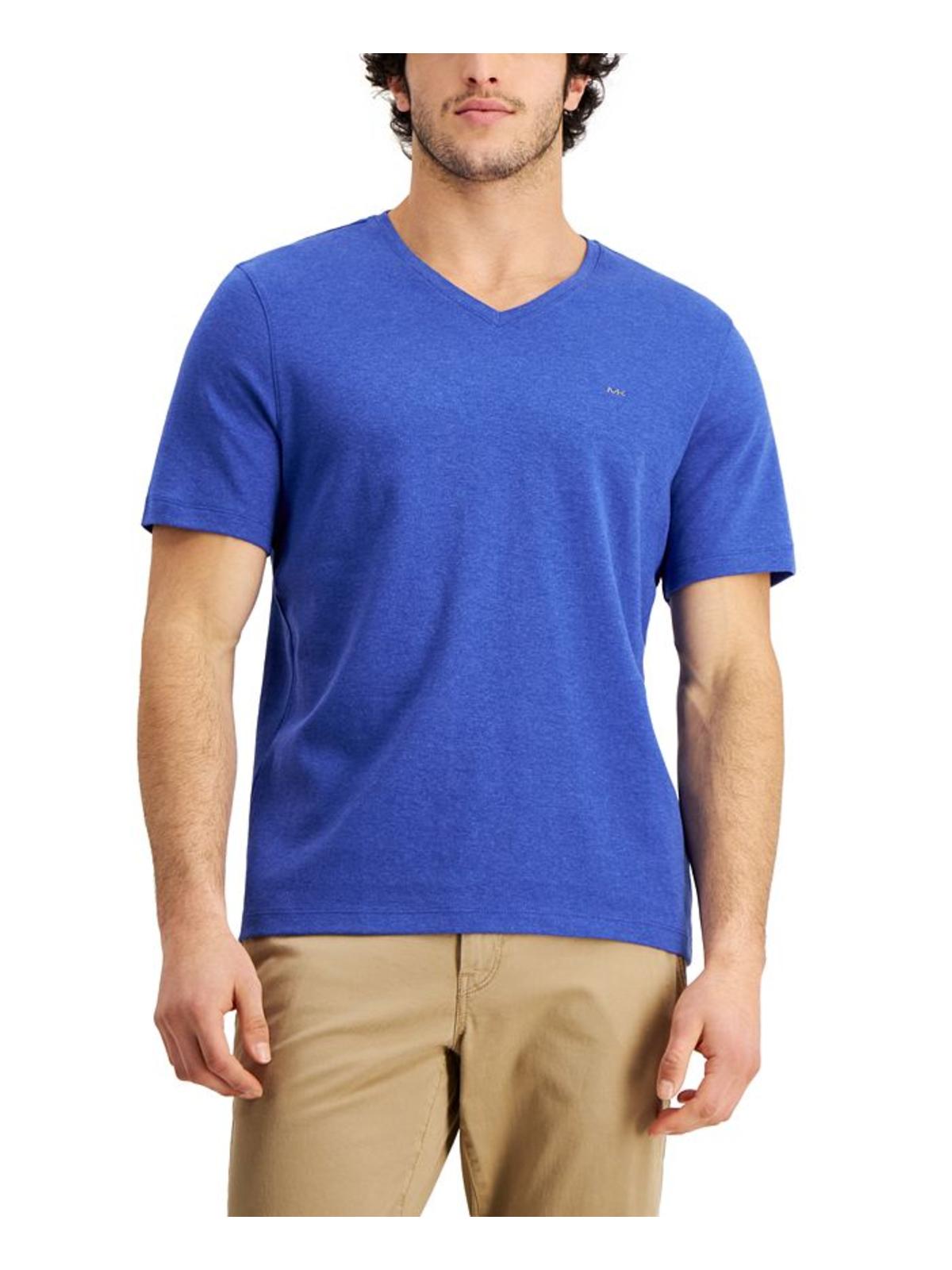 MICHAEL KORS Mens Cotton V-Neck T-Shirt